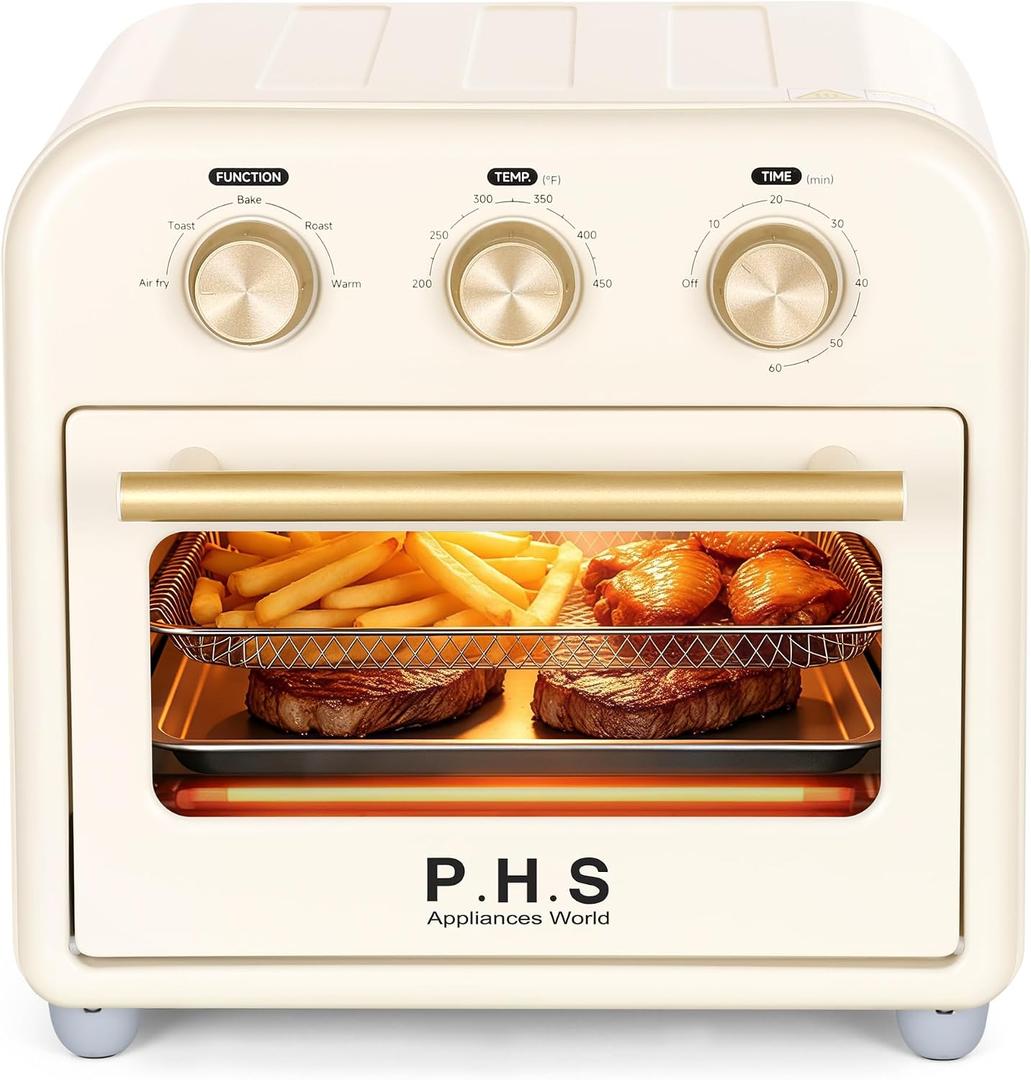 PHS 13 QT Toaster Oven Air Fryer Combo with Mechanical Knobs, Standard