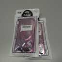 3 x Weonmov Compatible for iPhone 16 Pro Case Glitter Clear Paw Love Heart Compatible with MagSafe, Camera Lens Protection Soft Slim Thin Magnetic Bling Phone Case - Silver