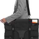 Monitor Carrying Case, Monitor Travel Case for 24" LCD Screens and Monitors, Protective Monitor Bag Computer Monitor Dust Covers with Padded Velvet Lining & Adjustable Shoulder Strap