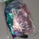 8 pcs A4 Size One-Side Reversible Glitter Sequin Fabric, Colourful Sensory Items Stimulation Craft for Kids, Hobby Craft Fabric Sheets (A4 Size Silver)