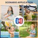 Kids Wristband for AirTag, Adjustable Nylon Watch Band Tracker Case, Breathable, Waterproof, GPS Trackers Case Cover, Anti Lost watchband for Toddler Child (2pcs-pink/2pcs-white)