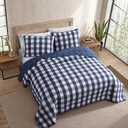 Eddie Bauer - Queen Reversible 100% Cotton Quilt Sets with Shams, Full