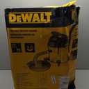 DEWALT 12 Gallon Poly Wet/Dry Vac, 5.5 HP Shop Vacuum Wet Vacuum Cleaner for Workshop, Jobsite, Commericial Area, Large Pick-Up Capacity, Yellow,DXV12P