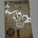 Vintage Darts Knowledge Metal Tin Sign Dart Board Accessories Holder Wall Mount Dart Throw Line Poster Metal Tin Signs 8x12 Inch