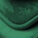 Clara Clark 3 Piece Bathroom Rugs Bath Mat Set, Velvet Memory Foam Bath Mats for Bathroom - Non-Slip, PVC Backing Bath Rugs, Washable - Dries Quickly, Green