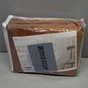 Dreaming Casa 100% Blackout Curtains 102 Inches Long, Amber Golden Velvet Room Darkening Window Drapes Thermal Insulated Soft Luxury Rod Pocket & Back Tab Curtains for Bedroom, 2 Panels, 52"W x 102"L