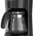 BLACK+DECKER CM0700BZ 4-in-1 5-Cup Coffee Station Coffeemaker, Black