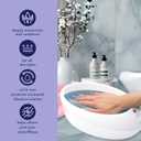 True Glow by Conair Paraffin Wax Machine for Hand and Feet - Paraffin Bath for Hands - Includes 1lb. Moisturizing Paraffin Wax - Pink
