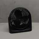 Amazon Basics Air Circulator Fan, Desk Fan for Bedroom, Home and Office, With 90-Degree Tilt Head, 3 Speed Settings, Lightweight (3 LBS), 35 Watts, Black, 11.1"W x 6.3"D x 10.9"H