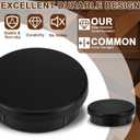 Threehoney 24 Pack 1-1/4" Wrought Iron Chair Leg Caps Heavy Duty Nylon Furniture Pads Round Chair Legs Feet Glides Floor Protectors for Outdoor Metal Chairs, Garden Patio Furniture, Table Feet