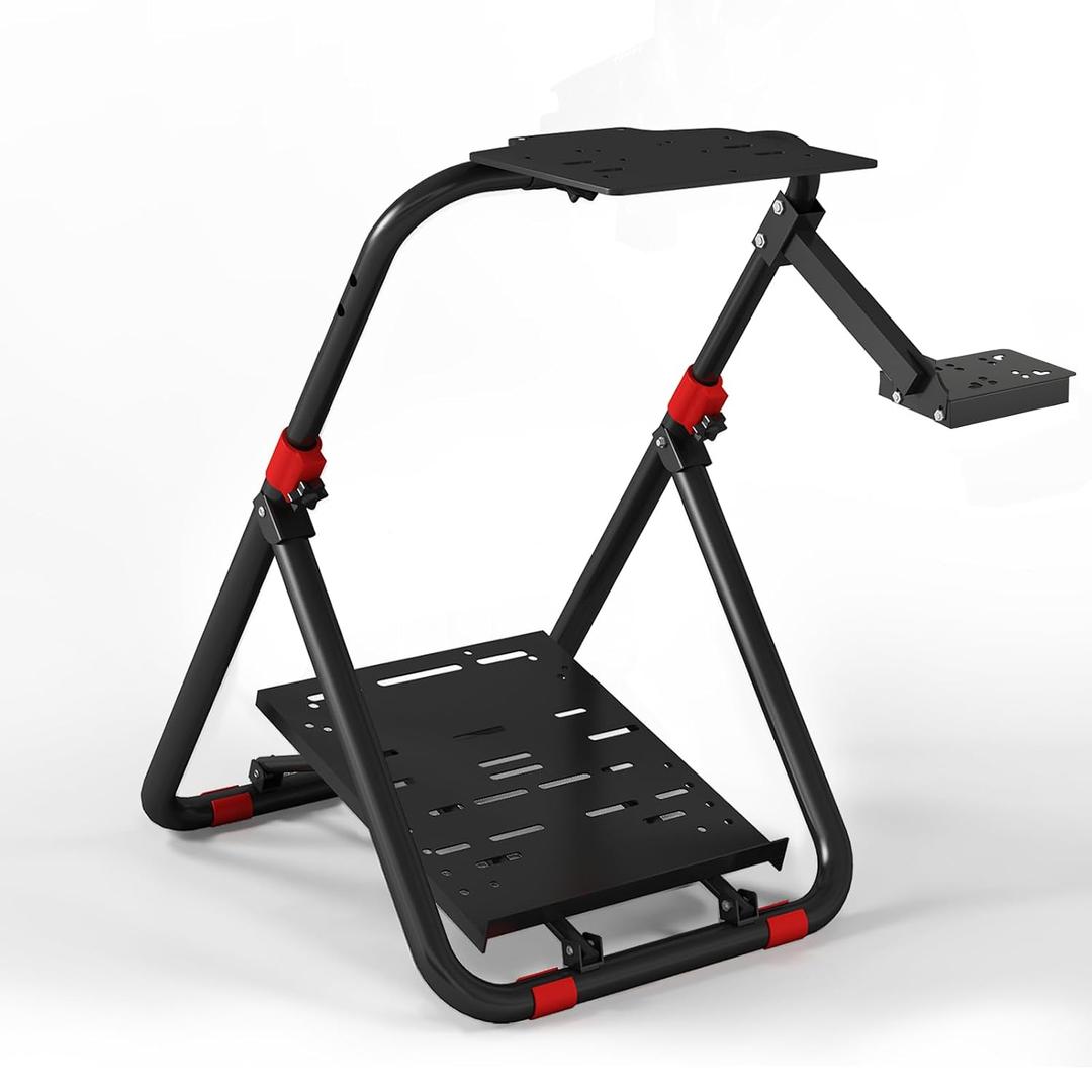 DIWANGUS Racing Wheel Stand Foldable Racing Simulator Cockpit Adjustable Steering Wheel Stand for Logitech G29 G920 G923 G27 G25 for Thrustmaster T248X T248 T300RS T150 458 TX Xbox PS4 PS5