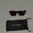 OCCI CHIARI Reading Sunglasses Women UV Protection Outdoor Reader Glasses (Brown, 250), Not Bifocals