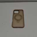 Magnetic for iPhone 16 Pro Max Case with Ring Stand, [10 FT Drop Protection] [Velvety Touch] Slim Translucent Matte Back Shockproof Phone Case for iPhone 16 Pro Max 6.9'', Bronze