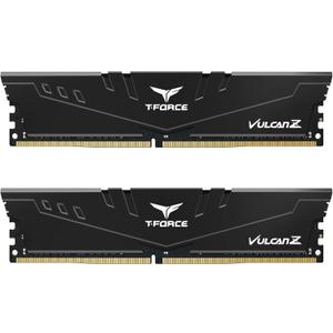 TEAMGROUP T-Force Vulcan Z DDR4 16GB Kit (2x8GB) 3600MHz (PC4-28800) CL18 Desktop Memory Module Ram Black TLZBD416G3600HC18JDC01