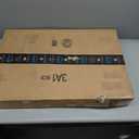 Heavy-Duty Rolling TV Stand for 3285" Screens  Supports 187 lbs (154 lbs TV + 33 lbs Shelf), Stable Mobile TV Cart with Shelf & Locking Wheels, Floor TV Stand, Max VESA 600x400, Black