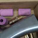 Sand Blaster Gun, Sandblasting Sandblaster Gun Kit for Sandblast Blast Cabinet with 5Pcs Ceramic Nozzles (silvery)