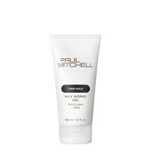Paul Mitchell Wax Works Hair Gel, Flexible Hold, Bold Texture + Shine, For All Hair Types, 5.1 fl. oz