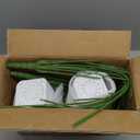 SAJANDAS Set of 2 Artificial Areca Palm Plants in Pots, 51 Inch Fake Tropical Palm Trees with Greenery Leaves and Stems, Faux Dypsis Lutescens Floor Plants for Office, Store, Garden, Home Decoration