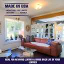 3 x Leather Hero Leather Color Restorer & Applicator- Refinish, Repair, & Renew Leather & Vinyl Sofa, Purse, Shoes, Auto Car Seats, Couch 2oz (Dark Brown)