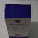 JOLLY CHEF 12 oz Paper Coffee Cups 100 Pack, Disposable Hot Paper Cups for Party, Office, Home, Travel (White)