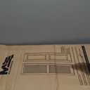 Mid America 00011448002 Standard Size Cathedral Top Center Mullion, Open Louver Vinyl Shutter, w/Installation Shutter-Lok's & Matching Screws (Per Pair), 002, 14 1/2"W x 48"H, Black