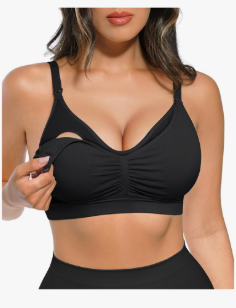 Lover-Beauty Nursing Bras for Breastfeeding Comfortable Hands Free Pumping Bras Pregnancy Maternity Sport Bra Plus Size XL
