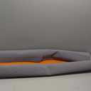 Leathaire Fabric, 57.8'' x 39'' (147cm x 100cm) Faux Leather, Waterproof, Abrasion and Scratch Resistant Texture Leathaire Fabric,1.1 mm Upholstery (Orange)