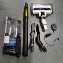 Shark UZ565H Pro Cordless Vacuum w/ Clean Sense IQ & MultiFLEX Technology, PowerFins Plus Brushroll, Duster Crevice Tool & Anti-Allergen Dusting Brush, Up to 40 Minute Runtime, White/Blue 