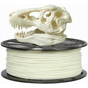 CC3D PLA Max Bone White PLA Filament 1.75 mm 1KG 3D Printer Filament 2.2LBS 3D Printing Material Stronger Pro Plus + Filament Ivory White Bone Color