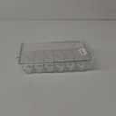18 Eggs Holder for Refrigerator, Clear Egg Container for Fridge, Kitchen