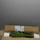 Artificial Palm Tree 4FT, Suntee Fake Tree with White Tall Planter 2 Pack, Faux Tropical Areca Floor Plant in Pot, Artificial Silk Plant for Home Office Living Room Decor Indoor