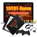 Ipalet Retro Game Console SSD 1TB, 16191 Video Games, 80+ Emulator Console, 86 AAA PC Games, 3 Game Systems