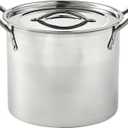 IMUSA 12 Quart Stainless Steel Stock Pot with Lid