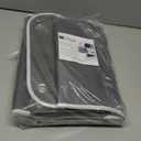 Over the Door Organizers - 5 Tier Hanging Door Storage with 5 Spacious Pockets, Anti -Tilt 44 lb Load Behind Door Organizer for Bedroom,Nursery,Bathroom,Kitchen,Dorm,Pantry - 1 Pack,Grey