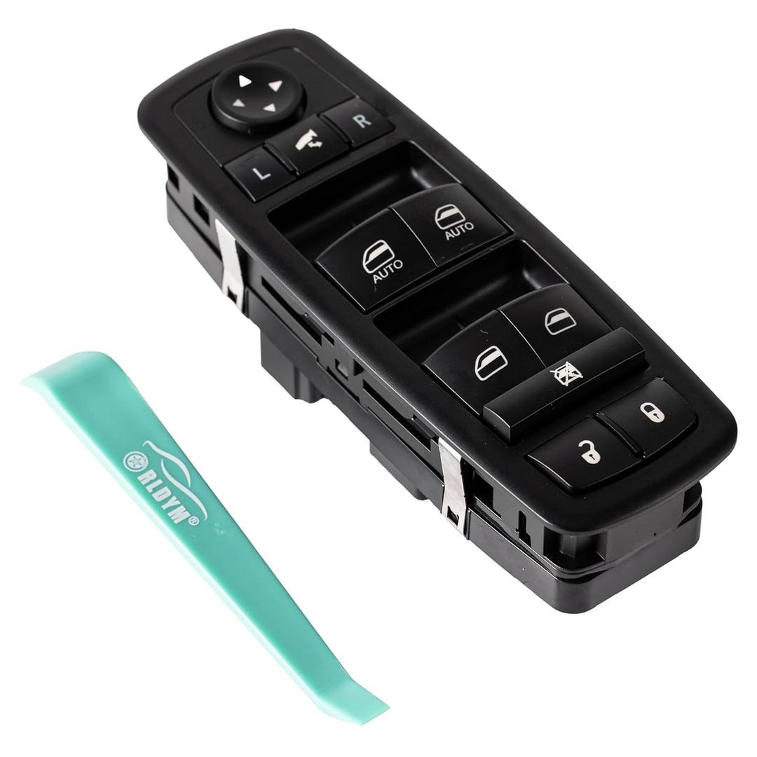 Rldym Driver Side Master Power Window Switch 3+9 Pins 68110867AB for Ben 2012-2015 Dodge Grand Caravan, 2013-2015 Ram 1500 2500, 2015 Ram 3500, 2012-2015 Town & Country, Replaces 68110867AA