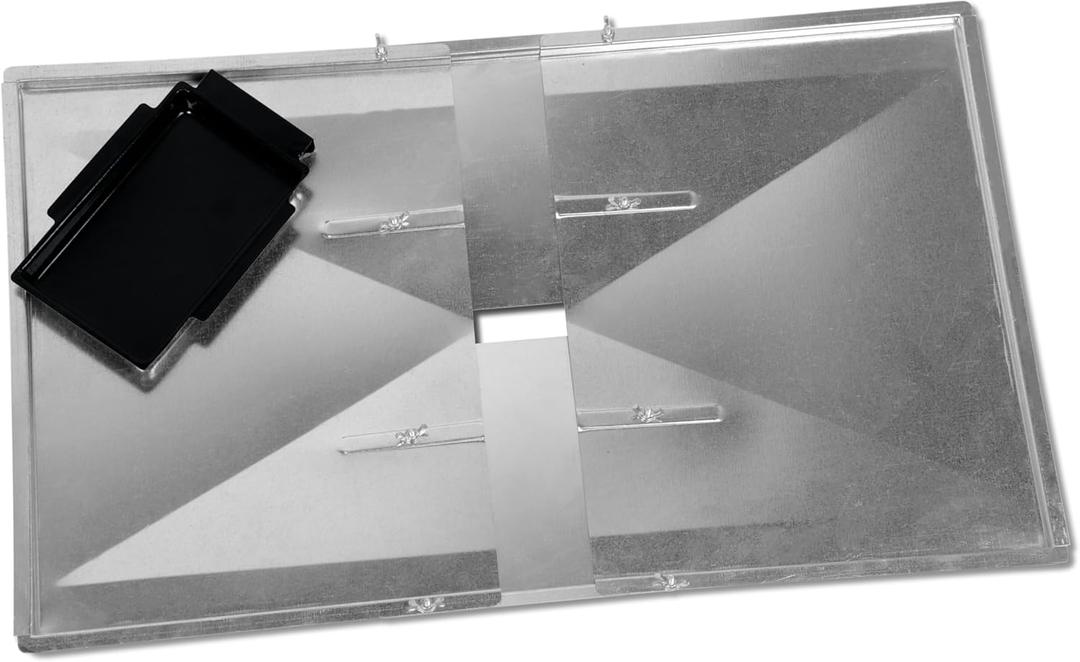 Replacement Grease Tray for Gas Grills, Fits 3/4/5 Burner Grills from Dyna Glo, Expert Grill, Backyard Grill, BHG, Uniflame, Kenmore, Charbroil, Nexgrill Grease Tray Replacement Drip Pan, (24-27 inch)
