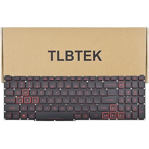 TLBTEK Backlight Keyboard Replacement Compatible with Acer Nitro 5 AN515-45 AN515-56 AN515-57 AN515-58 AN517-41 AN517-45 AN517-52 AN517-53 AN517-57, Predator Helios 300 PH315-54 PH315-55 Laptop