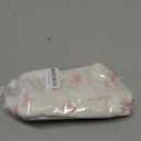 Quilted Makeup Pouch,Cotton Puffy Makeup Bag, Coquette Cosmetic Bag for Women and Girls, Aesthetic Organizer Bag, Cute Flower Travel Toiletry Bag, Pink Bow