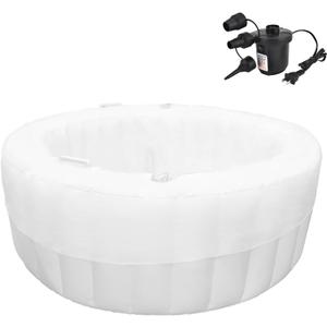 Birth Pool in Creamy Marshmallow with Birth Pool Liner Set, Premium Birth Tub, Birthing Pool for Home Birth, Home Birth Tub, Birthing Tub Quick Inflation and Convenient