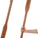 FillTouch 28 Inch Long Wooden Paddle for Cooking Flat Wooden Spatula Crawfish Paddle Stir Mixing Seafood Boil Pot Cooking Spatula for Camping Restaurants(Acacia Wood)