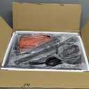 Furologee Kitchen Bakers Rack with Power Outlet, Coffee Bar Station with Storage 4 Tiers, Microwave Oven Stand with 6 S Hooks, Kitchen Storage Shelves Rack for Spices, Pots, Black Oak (22inch)