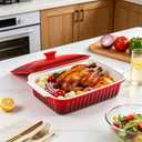 Large Baking Dish with Lid, 5.5 Quart, 13.5x9 inch