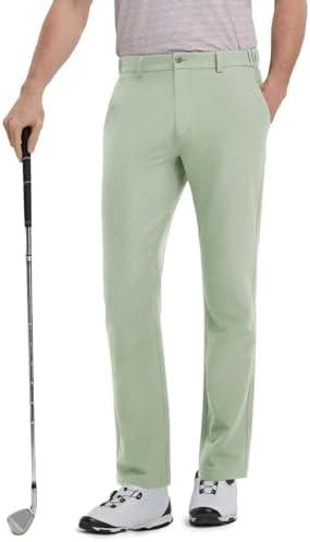 Mens Golf Pants Stretch 38x32 Water-Resistant Lightweight Stretch Casual Flat Front Dress Pants 38x32