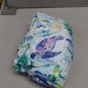 Sea Turtle Throw Blanket - Super Soft Flannel Fleece Blanket for Boys Girls Kids Pets, Lightweight Cozy Warm Ocean Themed Bed Couch Sofa Blankets 40"x30"