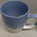 Bosmarlin Large Ceramic Coffee Mug Set of 2, Stoneware Jumbo Latte Mugs for Office and Home, 16 Oz, Dishwasher and Microwave Safe(Blue, 2)