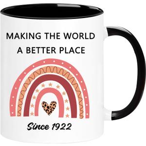 104th Birthday Mug, 1922 Vintage 104th Birthday Gifts for Women, Men, Her, Him, Mom, Dad, Wife, Husband, Aunt, Uncle, Sister, Brother, Friends, 104 Year Old Birthday Gifts Presents Cup Decorations