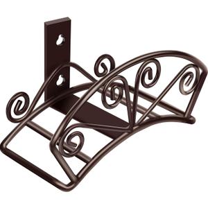 TomCare Garden Hose Holder Heavy Duty Water Hose Holder Holds 150 FT Hoses Solid Metal Hoses Hanger Wall Mount Decorative Durable Garden Hoses Storage Hose Reel Hose Organizer for Outside Yard, Bronze