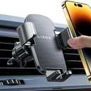 LISEN Car Phone Mount, Phone Holders for Your Car [Thick Cases Friendly] Car Vent Phone Holder & Metal Hook Valentines Day Gifts for iPhone 17 Air Pro Samsung Google and All 4-7'' Phone