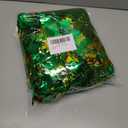 20/40/60/80 FT St Patricks Day Garland Decor Gold Green Shamrock Hat Tinsel Garland, Shiny Metallic Streamer Twist Garland Hanging St Patricks Day Decorations for Home Indoor Outdoor Party Supplies