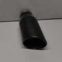 A-KARCK Black Chrome Exhaust Tips 3.5" Inlet, 3.5" Inlet 5"Outlet 12" Length Clamp on Universal Never Fading Stainless Steel Muffler Tip